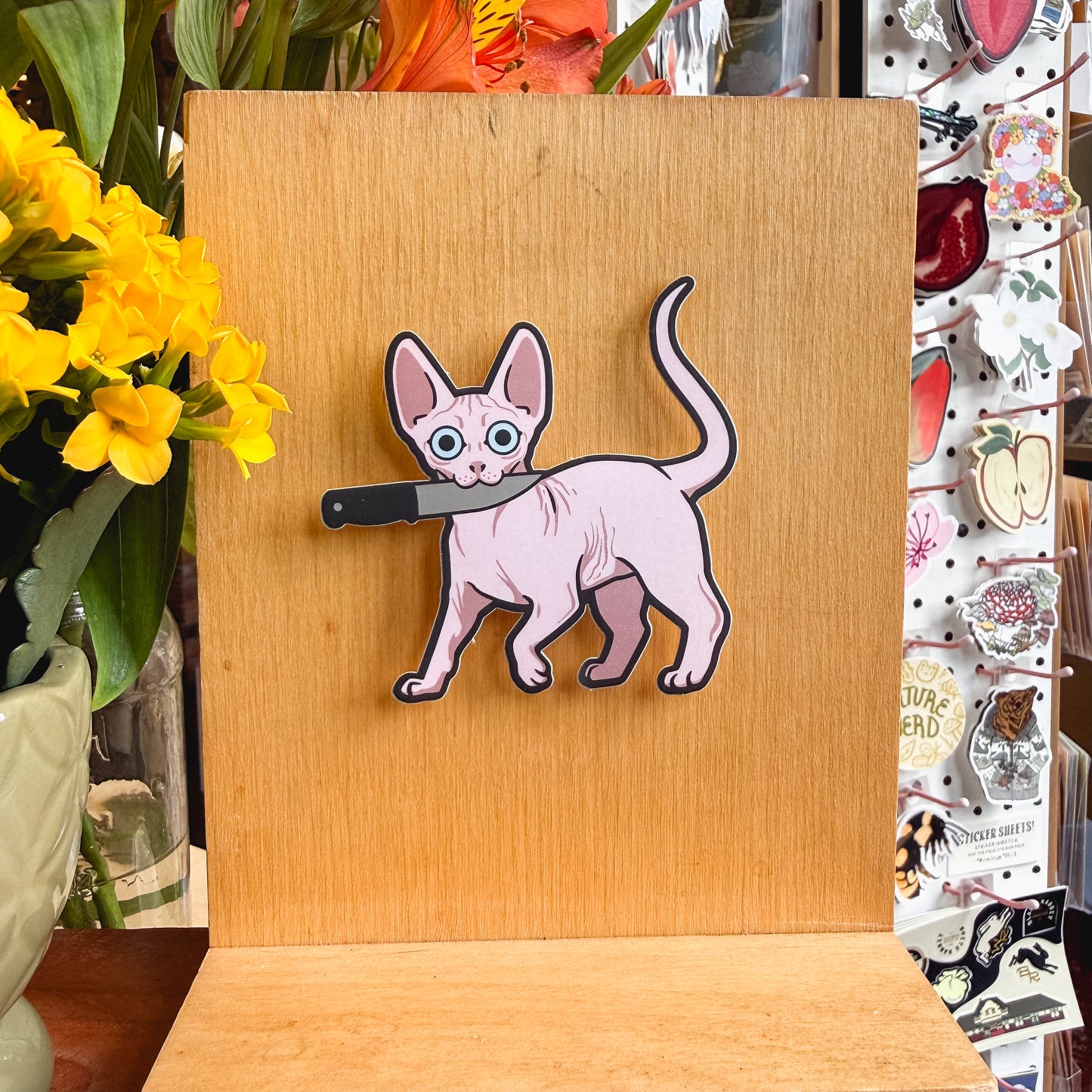 knifecat sticker