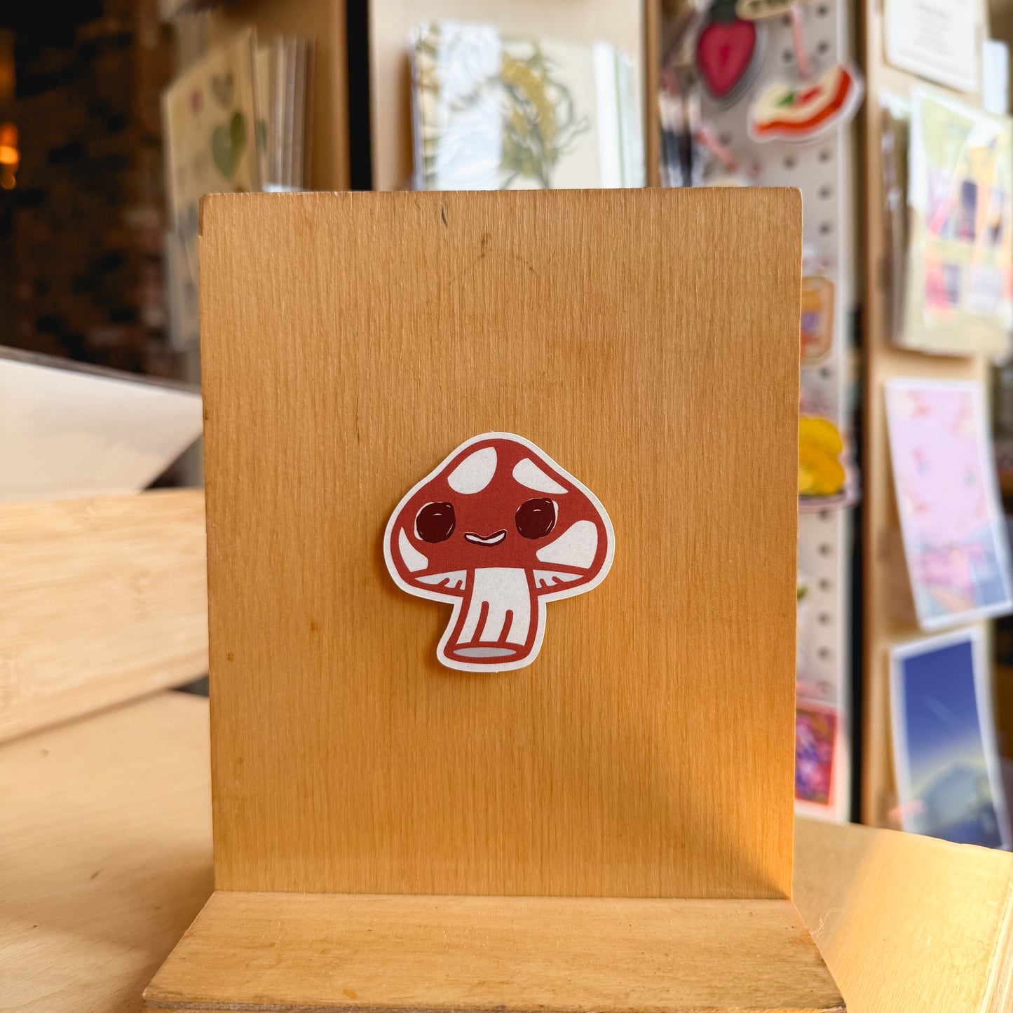 lil mushroom sticker