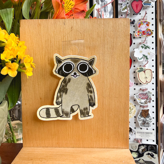 raccoon sticker