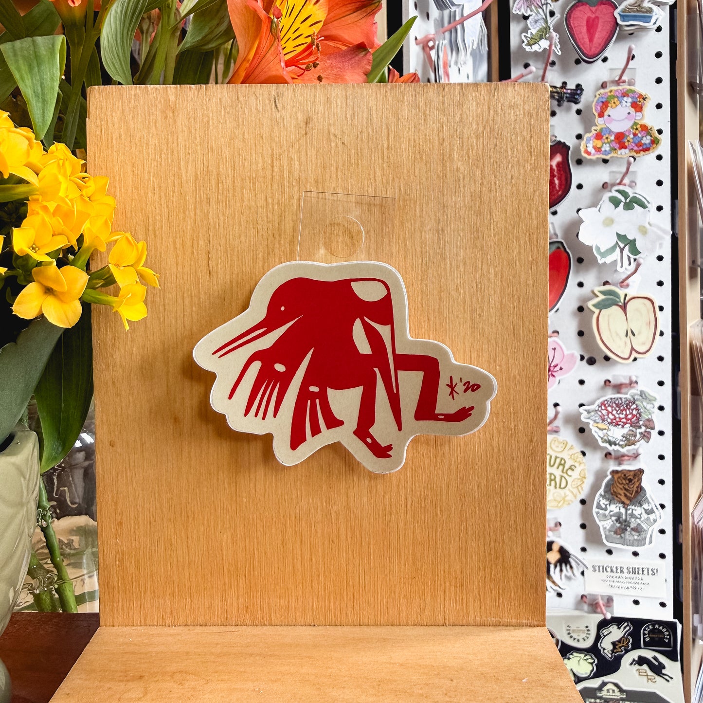 sitting? sticker