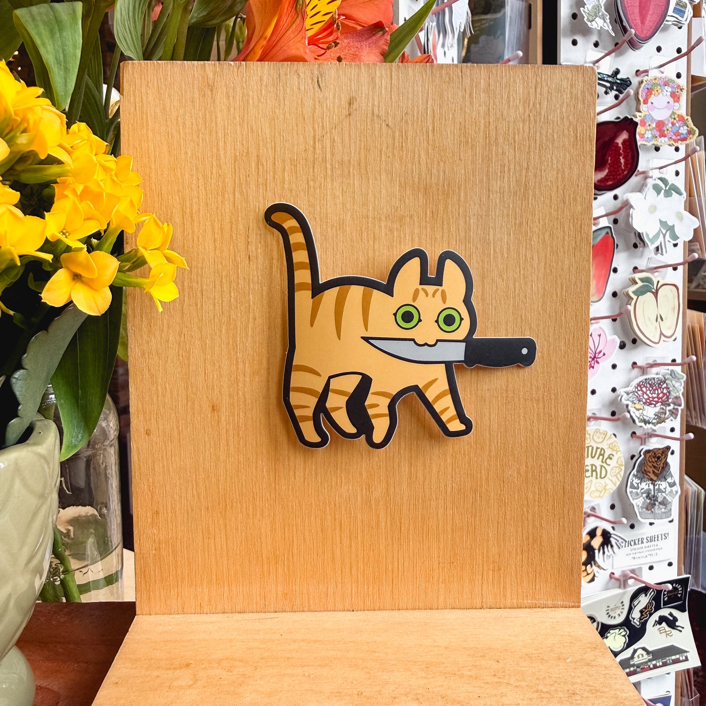 knifecat sticker
