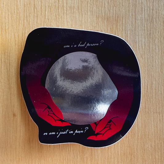 mirror foil sticker