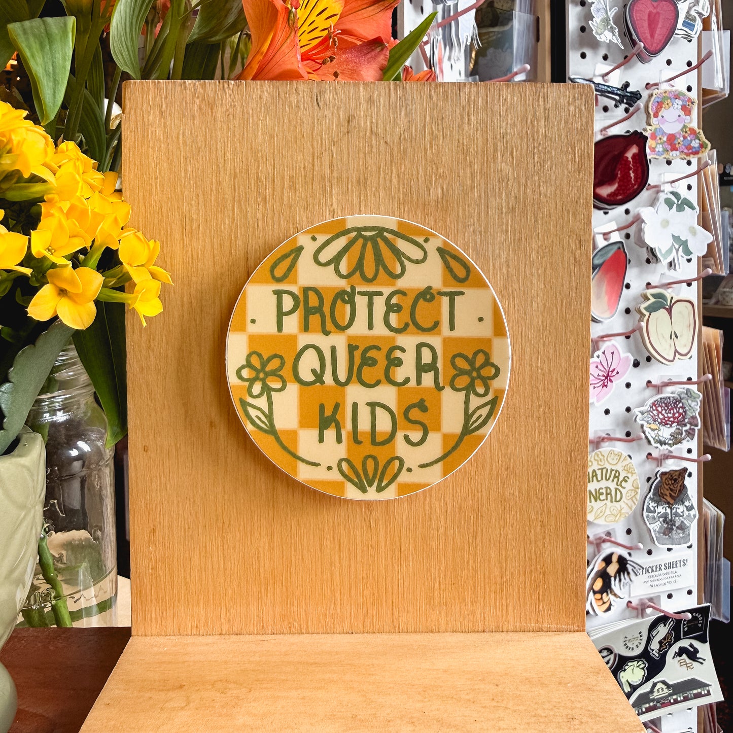 protect queer kids sticker