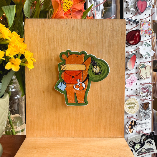 lantern bear sticker