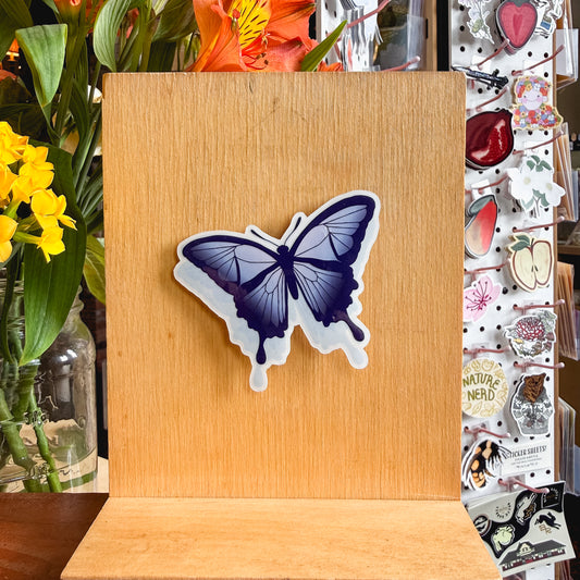 butterfly transparent sticker