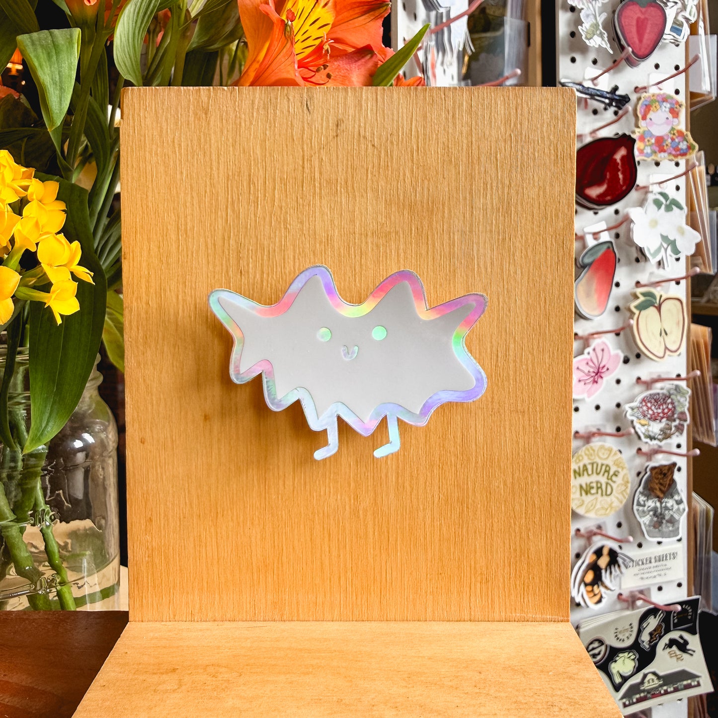 ghost bat sticker