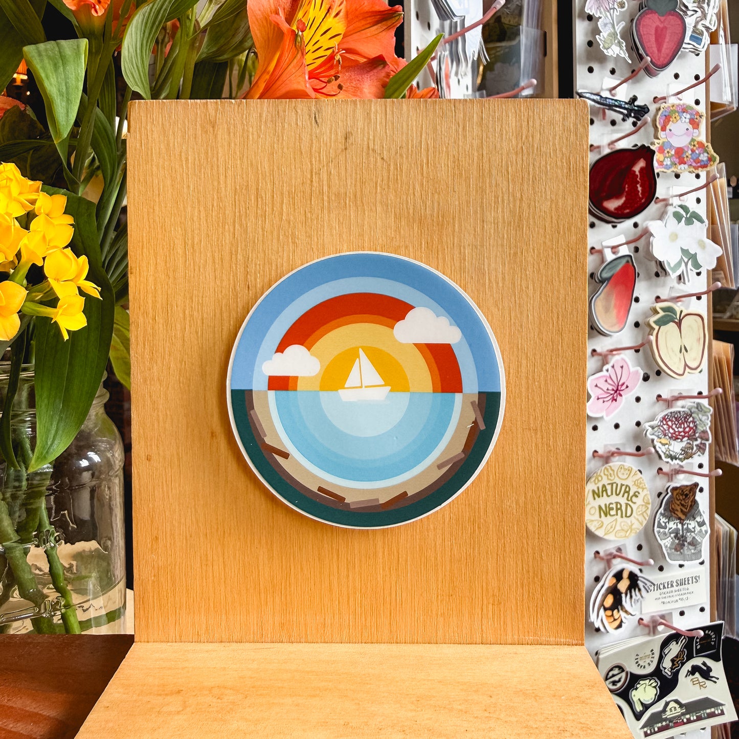sunrise sticker