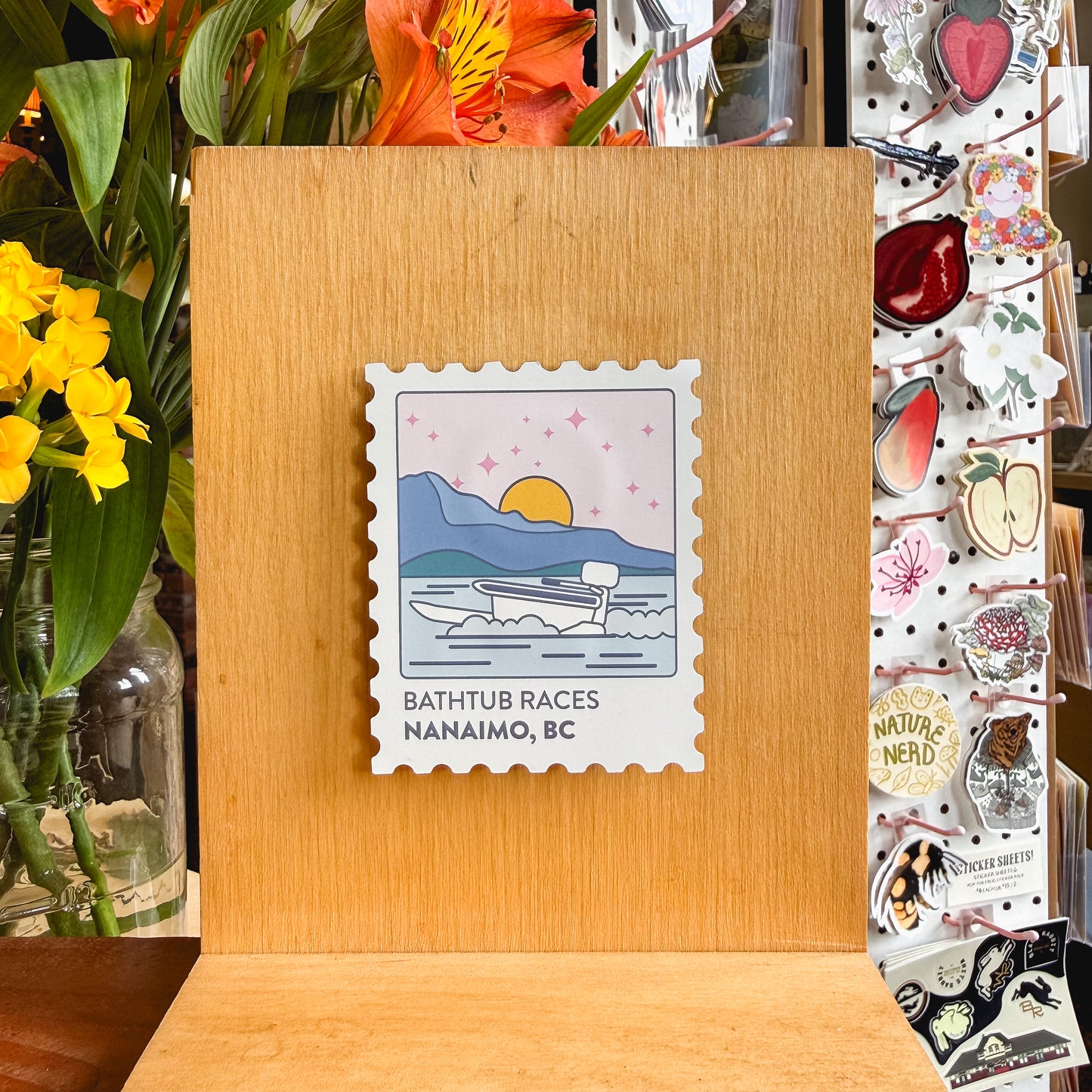bathtub races magnet