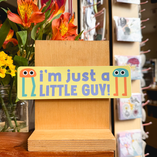 lil guy bumper sticker