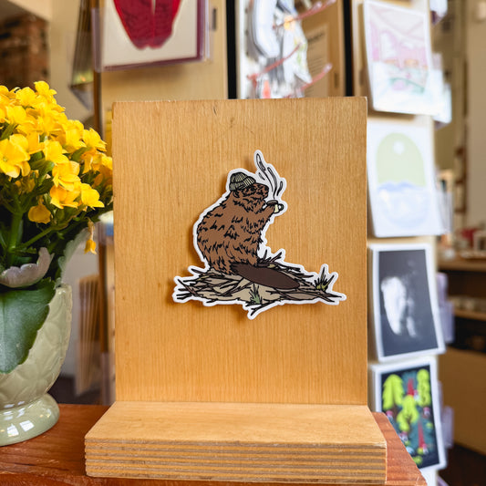 beaver sticker