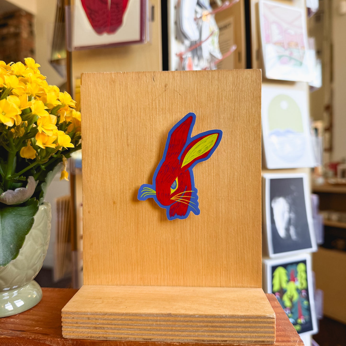 primary hare sticker