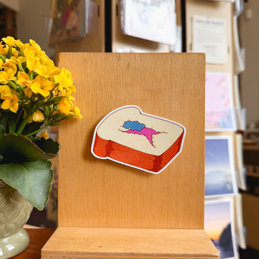 bread faceplant sticker