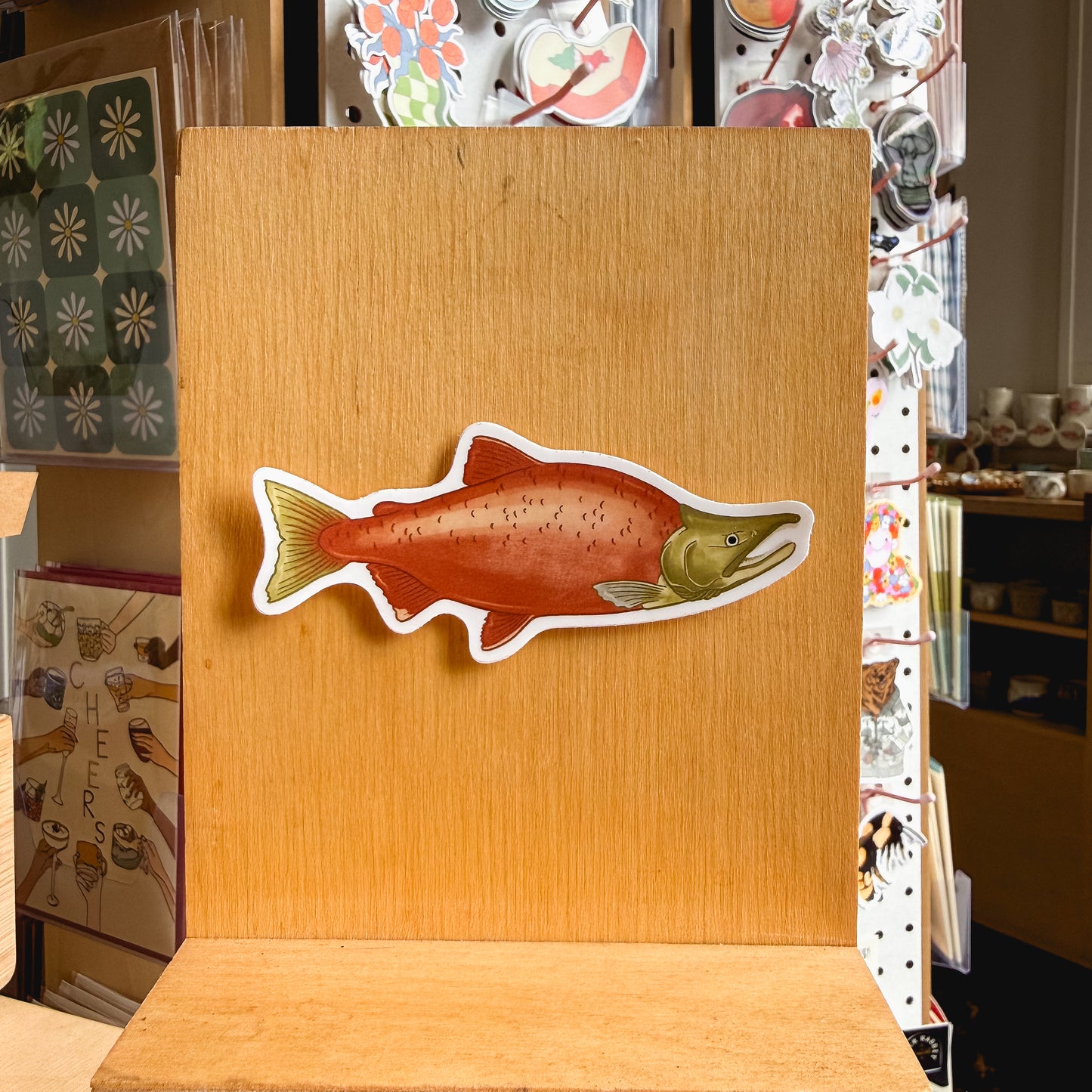 salmon sticker