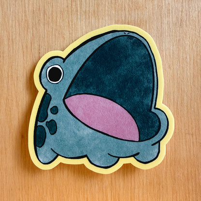 yapper frog sticker