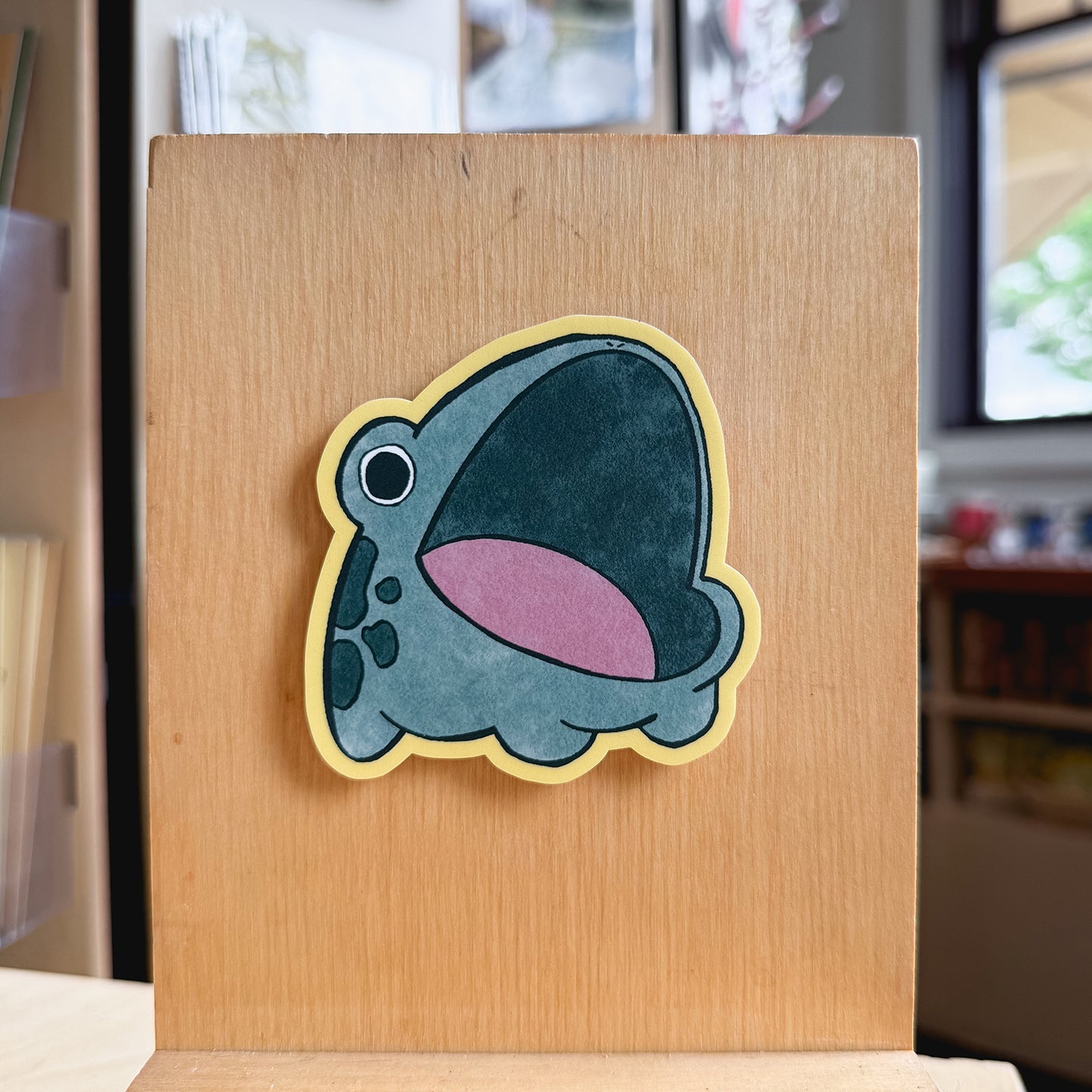 yapper frog sticker
