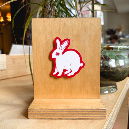 nervous lil bun sticker