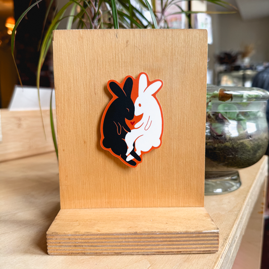 cuddle bunnies sticker
